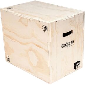 GoSports Fitness Launch Box - 3-in-1 Plyo Jump Box for Exercises of All Skill Levels