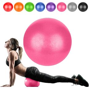 Small Pilates Ball, Therapy Ball, Mini Workout Ball, Core Ball, 9 Inch Small Exercise Ball, Mini Bender Ball, Pilates, Yoga, Workout, Bender, Core Training and Physical Therapy, Improves Balance