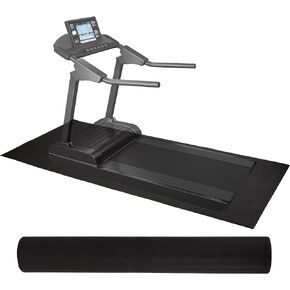 High Density Home Gym Treadmill Exercise Bike Equipment Mat, 1/4" Thick, Multiple Sizes