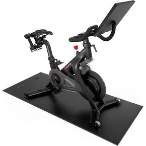 Powr Labs Sweat Proof Exercise Bike Mat, Stationary Bike Mat, Indoor Bike Mat, Exercise Bike Mats, Bike Mat Indoor Cycling, Exercise Bike Mat for Carpet Works with Peloton Bike Mat Wahoo Kickr