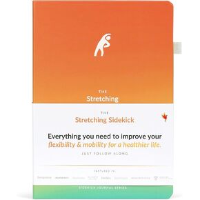 The Stretching Sidekick Journal by Habit Nest. Guided Stretching Routines to Keep You Flexible, Energized, and Live Comfortably. 66 Stretching Routines that only take 15-20 mins a day. Turn Motivation