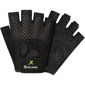 spacepower Workout Gloves, Weight Lifting Gloves for Women&Men, Lightweight Breathable Gym Gloves for Exercise