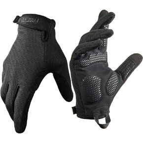 FREETOO Full-Finger Workout Gloves for Men, [Excellent Grip] [Palm Protection] Padded Weightlifting Gloves Lightweight Gym Gloves Durable Training Gloves for Exercise Fitness