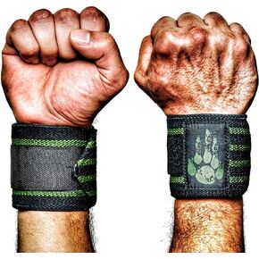 MANIMAL Wrist Wraps for Weightlifting (Since 2010) – Professional Wrist Straps for Men and Women – Use for Strength Training, Bodybuilding, Powerlifting, Cross fit to Eliminate Wrist Pain in the Gym