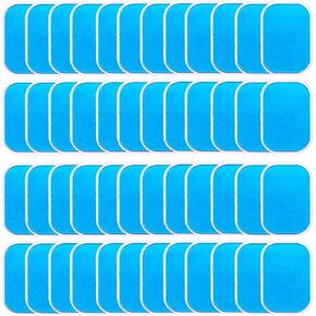 50 Pcs/25 Packs Pads Abs Trainer Replacement Gel Sheet for Abdominal Muscle Trainer, Accessory for Ab Workout Toning Belt.