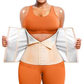 TrainingGirl النساء مدرب خصر المتقلب مشد فقدان الوزن البطن التفاف تجريب حزام عرق حزام بطن الرياضة حزام ساونا البدلة