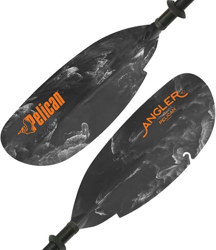 Pelican Poseidon Angler Kayak Paddle - 250cm (98.5 in.) and 240cm (94.5 in) - Anti-Slip Coating Aluminum Shaft & Fiberglass Reinforced Polypropylene Blades - 0/65° Blade Angle in Saudi Arabia