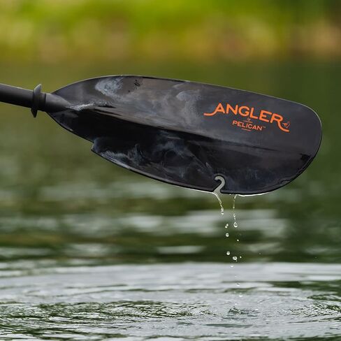 Pelican Poseidon Angler Kayak Paddle - 250cm (98.5 in.) and 240cm (94.5 in) - Anti-Slip Coating Aluminum Shaft & Fiberglass Reinforced Polypropylene Blades - 0/65° Blade Angle in Saudi Arabia