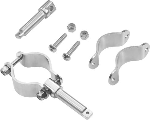 Lttpma 2 قطعة 316 مشبك من الفولاذ المقاوم للصدأ على Oarlocks أو Rowlocks، قارب Oarlock مقبس البحرية يخت كاياك in Kuwait