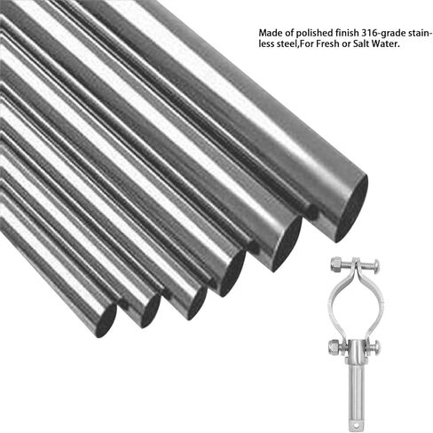 Lttpma 2 قطعة 316 مشبك من الفولاذ المقاوم للصدأ على Oarlocks أو Rowlocks، قارب Oarlock مقبس البحرية يخت كاياك in Kuwait