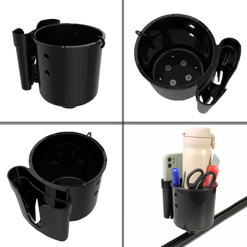 حامل أكواب الكاياك متعدد الوظائف، حامل الهاتف، أداة الصيد وتخزين الطُعم، حامل مشروبات حامل زجاجات الكاياك، ملحقات صيد الكاياك، تثبيت مسار الكاياك in Kuwait