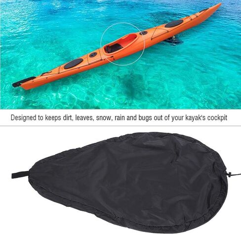 VGEBY Kayak Canoe Cockpit, Universal Kayak Cockpit Cover Kayak Cockpit Cover Protector (M) Rowing Supplies Old Town Vapor 10 Kayak Accessories Cockpit Cotsunami in Kuwait