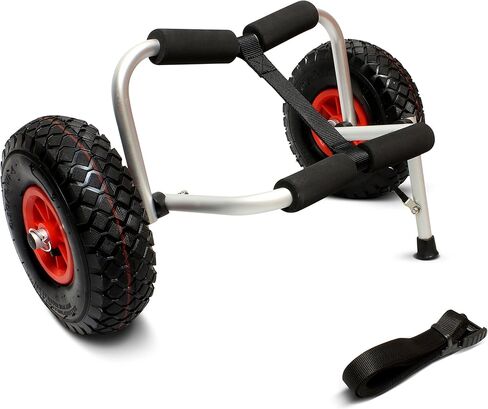 ABN Universal Kayak Carrier - عربة لحمل قوارب الكاياك، والزوارق، وألواح التجديف، والحصائر العائمة، وقوارب جون in Saudi Arabia