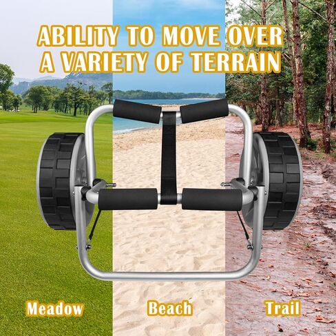 عربة كاياك قابلة للطي، عربة كاياك بعجلات، عربة زورق من الألومنيوم كاياك دوللي لركوب الأمواج، الزورق، قوارب الكاياك، قوارب قابلة للطي in Kuwait