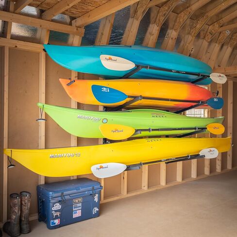 رف تخزين حائطي من StoreYourBoard G-Kayak، مستويات قابلة للتعديل، منظم داخلي وخارجي عالي التحمل in Kuwait