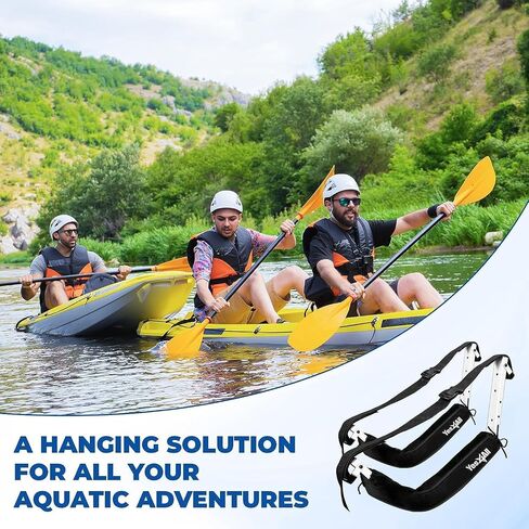 خطافات تخزين Yes4All Kayak، رف تثبيت على الحائط مبطن بالفوم الفاخر شديد التحمل in Saudi Arabia