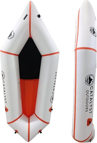 Ultra-Lightweight Keystone 210 Inflatable Kayak for Adults & Kids - 1 Person Packraft, Durable TPU, Compact, Rapid Inflate, Ideal for Fishing & Adventure in Kuwait