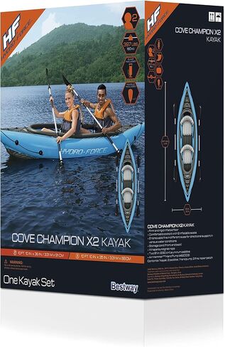 مجموعة قوارب الكاياك القابلة للنفخ من بيست واي هايدرو فورس كوف شامبيون مقاس 10 أقدام و10 بوصات in Kuwait