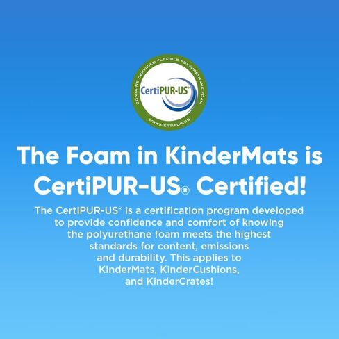 KinderMat، بسمك 1.5 بوصة، بساط مسند مكون من 4 أقسام، أحمر/أزرق، رائع للمدرسة والرعاية النهارية والسفر والمنزل، 100% مصنوع في الولايات المتحدة الأمريكية... in Saudi Arabia