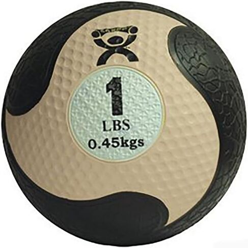 CanDo Rubber Medicine Balls, 2lbs, Yellow in Saudi Arabia