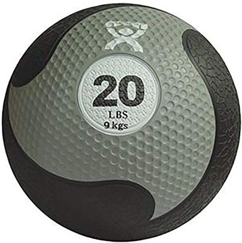CanDo Rubber Medicine Balls, 2lbs, Yellow in Saudi Arabia