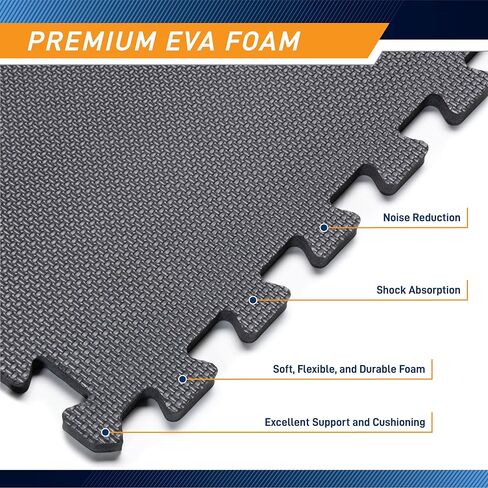 حصيرة أرضيات متشابكة من إسفنج EVA من مارسي، بلاط عالي الكثافة غير قابل للانزلاق لمعدات اللياقة البدنية، وسادة التمرين وحماية الأرضية in Saudi Arabia