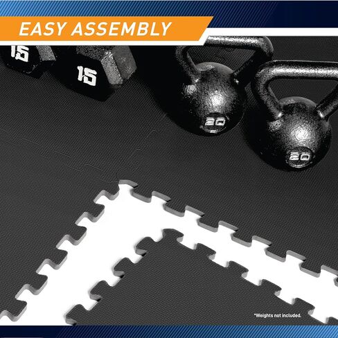 حصيرة أرضيات متشابكة من إسفنج EVA من مارسي، بلاط عالي الكثافة غير قابل للانزلاق لمعدات اللياقة البدنية، وسادة التمرين وحماية الأرضية in Saudi Arabia