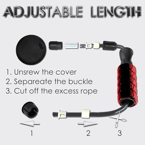 حبل القفز من CyberDyer، حبل القفز بدون حبال، يناسب أي مستوى من المهارة، الأفضل للحفاظ على لياقتك وفقدان الوزن والتدريبات العامة in Kuwait