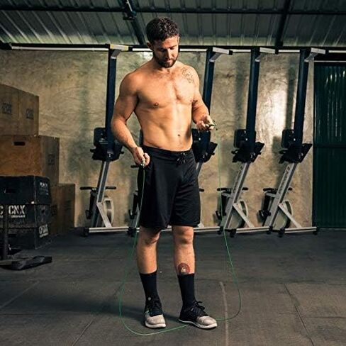 حبل القفز السريع القابل للتعديل من WOD Nation للرجال والنساء والأطفال - حبل القفز السريع للياقة البدنية مثالي للملاكمة والفنون القتالية المختلطة والقدرة على التحمل in Saudi Arabia