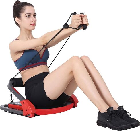 تمرين اللياقة البدنية Ab Crunch لكامل الجسم مع أشرطة مقاومة وأقراص DVD للتعليمات ومخطط دليل التمرين in Kuwait