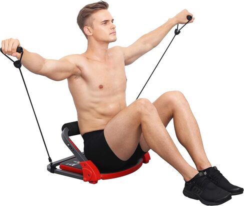 تمرين اللياقة البدنية Ab Crunch لكامل الجسم مع أشرطة مقاومة وأقراص DVD للتعليمات ومخطط دليل التمرين in Kuwait