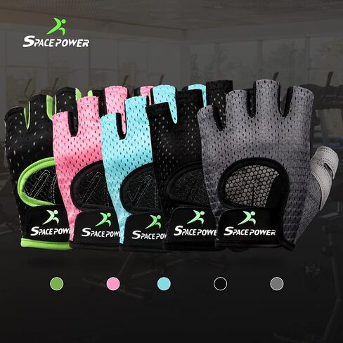 spacepower Workout Gloves, Weight Lifting Gloves for Women&Men, Lightweight Breathable Gym Gloves for Exercise in Saudi Arabia