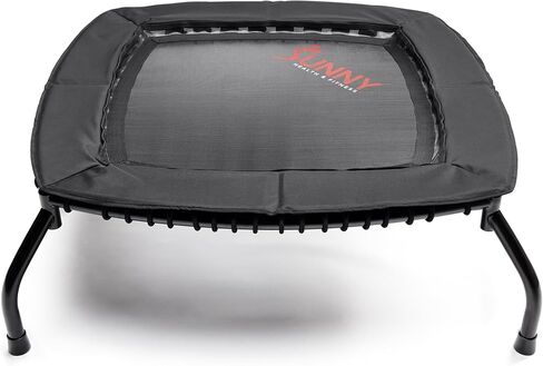 Sunny Health & Fitness Springless Mini Fitness Trampoline – Premium Adjustable Bungee-Style Indoor/Outdoor Exercise Rebounder for Quieter and Safer Workouts in Saudi Arabia