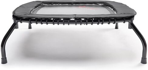 Sunny Health & Fitness Springless Mini Fitness Trampoline – Premium Adjustable Bungee-Style Indoor/Outdoor Exercise Rebounder for Quieter and Safer Workouts in Saudi Arabia
