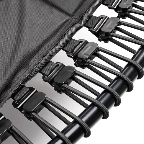 Sunny Health & Fitness Springless Mini Fitness Trampoline – Premium Adjustable Bungee-Style Indoor/Outdoor Exercise Rebounder for Quieter and Safer Workouts in Saudi Arabia