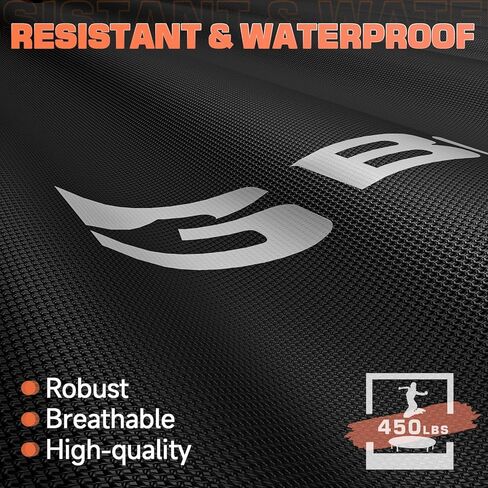 BCAN 450LBS/550LBS ترامبولين صغير قابل للطي، 40 بوصة/48 بوصة ترامبولين للياقة البدنية مع حبل مطاطي متين، ثابت وهادئ للتمارين الرياضية للأطفال والكبار، ترامبولين صغير رائع للتمرين في الأماكن المغلقة/الحديقة in Kuwait