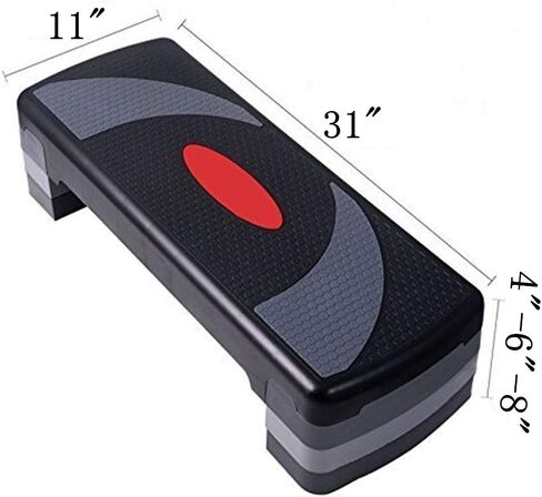 KLB Sport 31" Adjustable Workout Aerobic Stepper in Fitness & Exercise in Kuwait