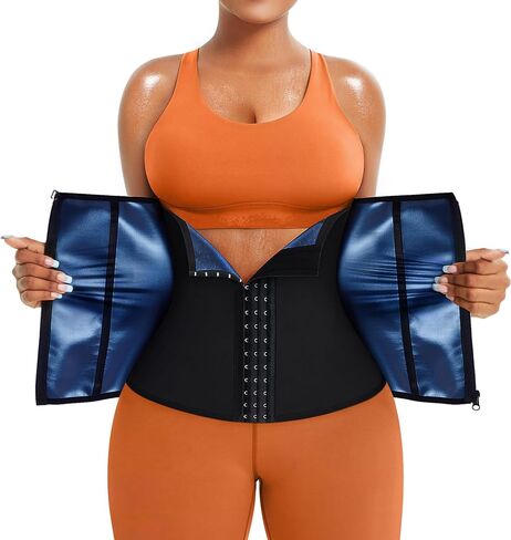 TrainingGirl النساء مدرب خصر المتقلب مشد فقدان الوزن البطن التفاف تجريب حزام عرق حزام بطن الرياضة حزام ساونا البدلة in Kuwait