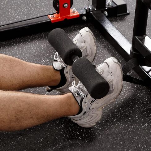 حزام تجعيد أوتار الركبة من ريت فيت نورديك لتدريب القوة، معدات اللياقة البدنية المنزلية مع إسفنج مريح ممتاز وأشرطة مع طول قابل للتعديل للتدريب الأساسي والجلوس وتمارين البطن. in Kuwait