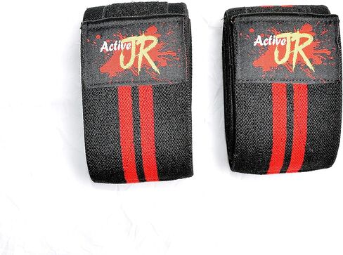 لفافات الركبة النشطة من JR لرفع الأثقال، القرفصاء، صالة الألعاب الرياضية، الألم، WOD، التدريب المتقاطع، رفع الأثقال، واقي الركبة، دعم الركبة المطاطي للرجال/النساء in Kuwait