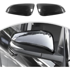 CheroCar for 4runner Side Mirror Covers Mirror Caps Compatible with Toyota 4Runner 2017-2023/ Highlander 2014-2019/ RAV4 2014-2019,Carbon fiber…