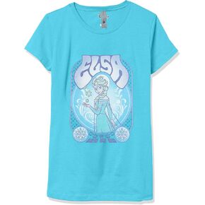 Disney Little, Big Frozen Elsa Gig Girls Short Sleeve Tee Shirt