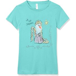 Disney Girl's Olaf Rapunzel T-Shirt