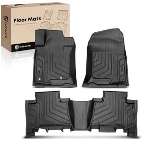 YHTAUTO Floor Mats Fit Lexus GX460 2010-2018, Toyota Land Cruiser Prado J150 2010-2020, TPE All Weather Car Mats Waterproof Anti-Slip Odorless Floor Liner, Front & 2nd Row Liner Set of 4