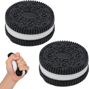 2Pcs Stress Relief Toy,Silicone Stress Relief Toy,Stress Relieving Fur Ball,Ultra-Soft Decompression Venting Toy, Perfect for Stress and Anxiety Relaxing Toy (Balck)