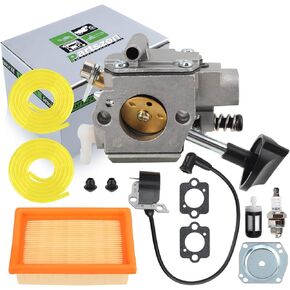 BR400 Carburetor for BR420 BR320 BR380 SR400 SR420 for 4203-120-0601 for Walbro HD-4A HD-4B HD-13B Carb with Ignition Coil