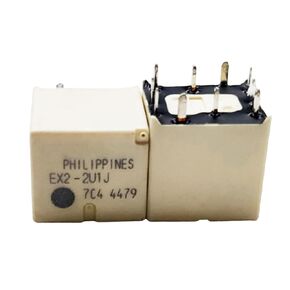 (Pack of 2) EX2-2U1J Automotive Car Control Power Relay 10 Pins 12VDC
