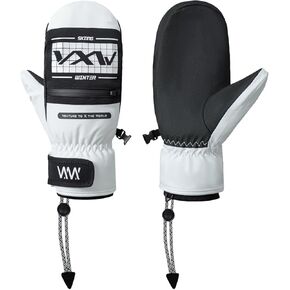 VXW Men Women Ski Gloves Windproof Winter Warm Thermal Snow Mittens Skiing Snowmobile Gloves