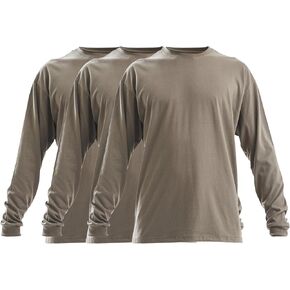EL DON Mens Shirts Soft Cotton Blend - Mens Long Sleeve Tee Shirts | Regular Fit Packs