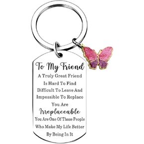Friendship Keychain Gifts for Women，best Friend Gifts For Women，FBirthday Gifts for Friends Christmas Halloween Gifts for Friends Classmates